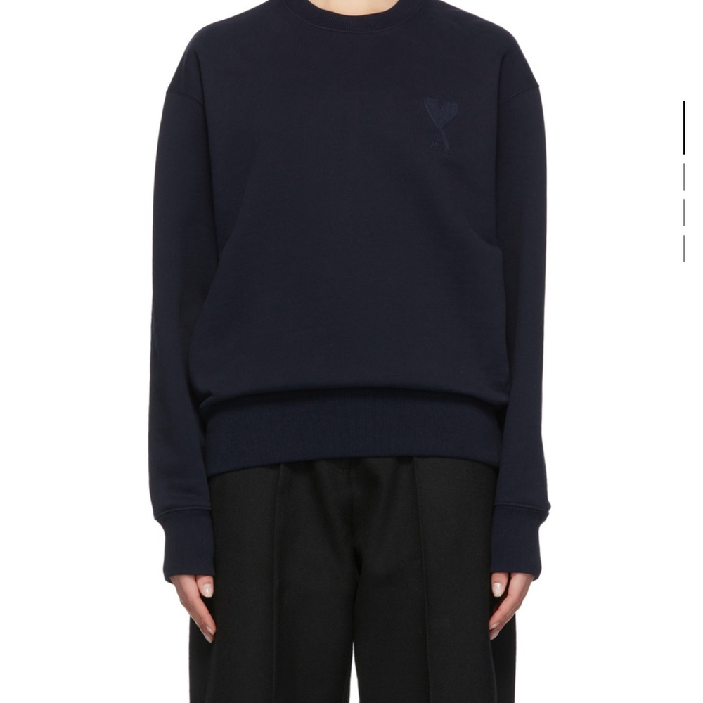 Navy Ami de coeur sweatshirt
